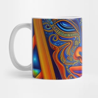 Dosed in the Machine (22) - Trippy Psychedelic Art Mug